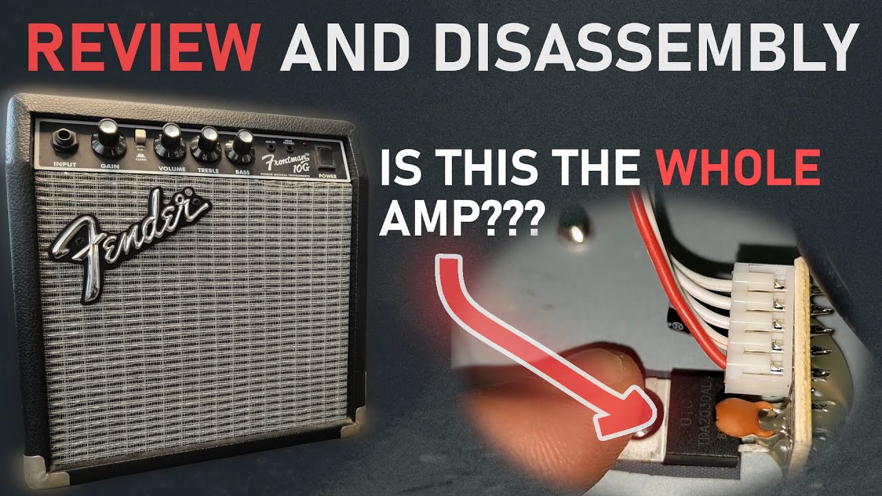 Обзор и разборка гитарного усилителя Fender.
