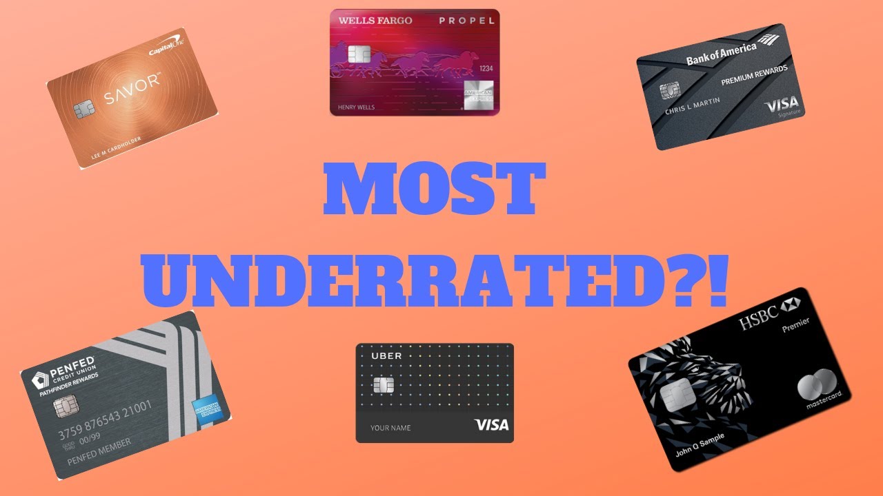 7 Most UNDERRATED Credit Cards
