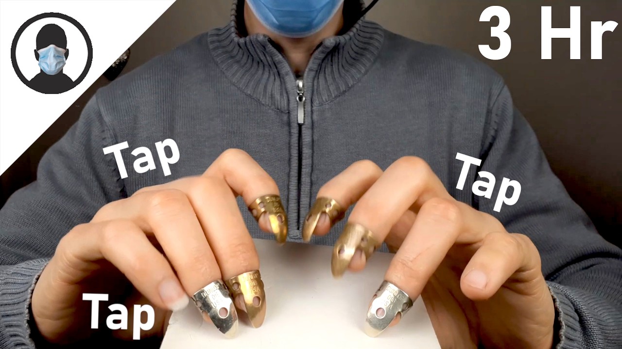 3Hr fast TAPPING compilation (no talking ASMR)