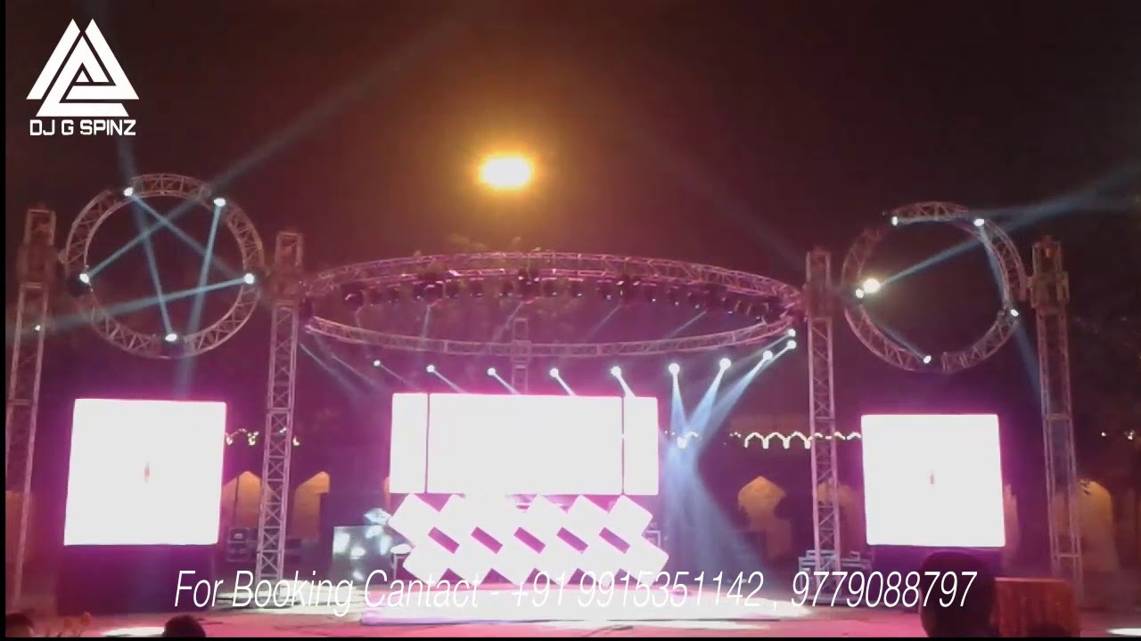 Dj G Spinz I Outdoor Round Truss Setup