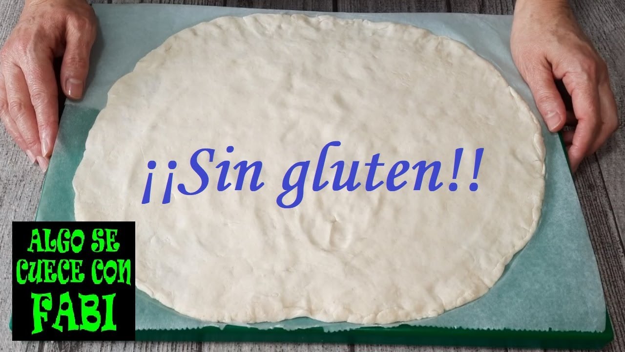 ¡SIN GLUTEN! ¡Masa de pizza con panificadora! ¡Volverás a disfrutar de una pizza de verdad! 🍕🍕🍕