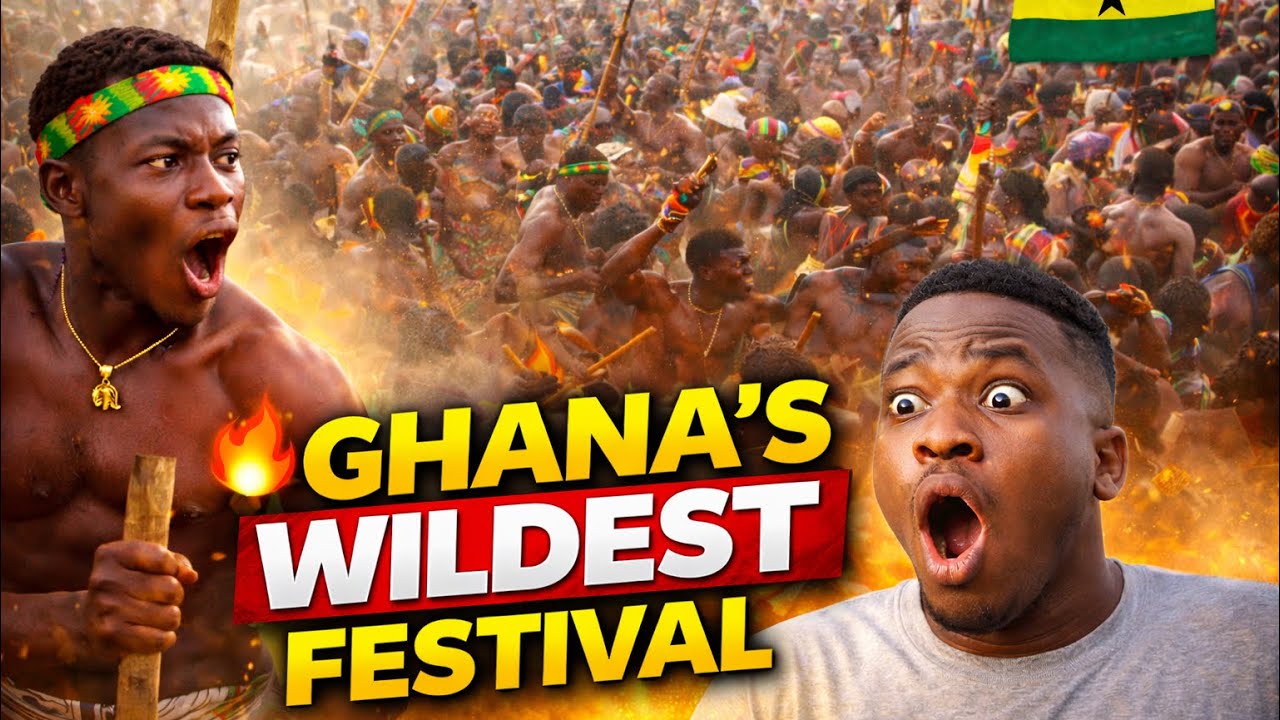 Дикий фестиваль в Гане, захвативший интернет 🇬🇭🔥