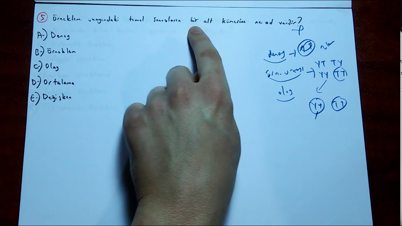 AÖF TIBBİ İSTATİSTİK 2018 DÖNEM SONU SINAVI 1. KISIM