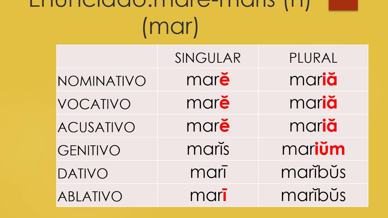FFyL | Latín I [cát. Suárez] | 2020 | Tercera declinación: temas en -i (teórico nro. 5)