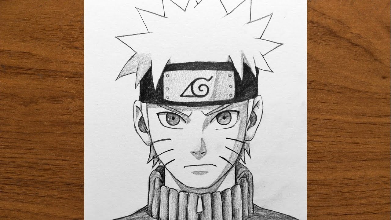 How to draw Naruto Uzumaki | Easy Anime Drawing for beginners | Naruto Drawing tutorial step by step