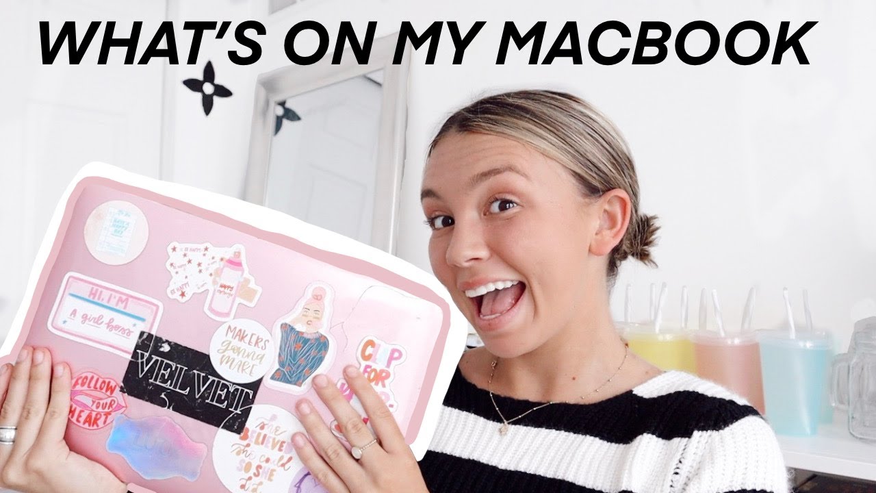 What's on my MacBook Pro *COLLEGE STUDENT* | best apps, aesthetic wallpaper, accessories, + more