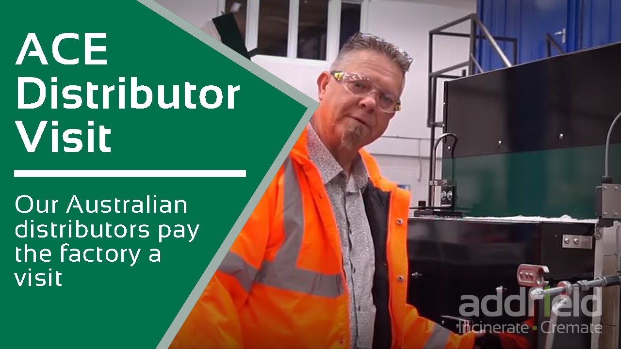 Our Australian Distributors ACE visits our incinerator manufacturing plant in the UK