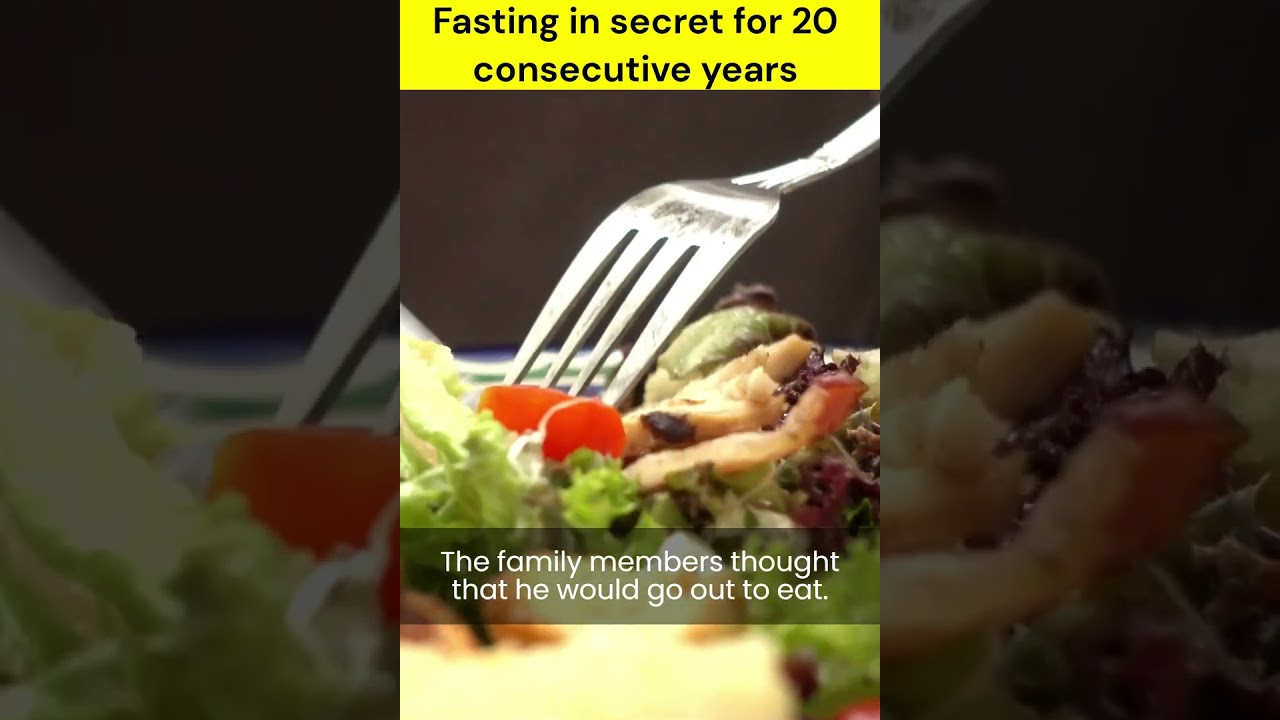 Fasting in secret for 20 consecutive years. #islamicshort #fast #allah  #islamichistory #fasting
