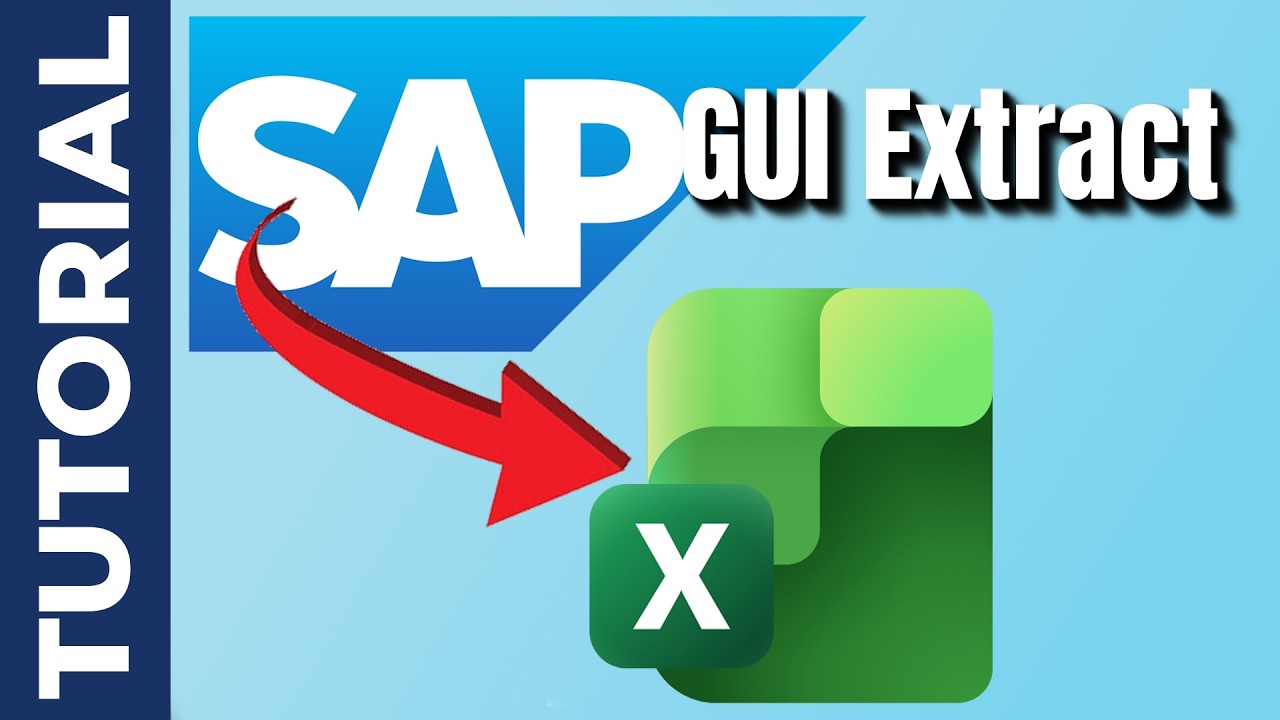 SAP GUI Scripting - Extract Data from SAP GUI Transaction to Excel