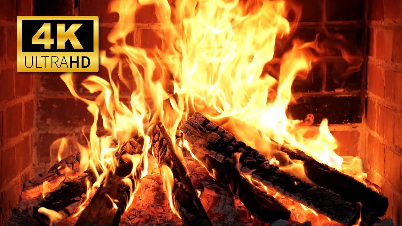 🔥 Fireplace You’ll Watch to Unwind – Crackling Fire Sounds for Evening Calm (4K Ultra HD)