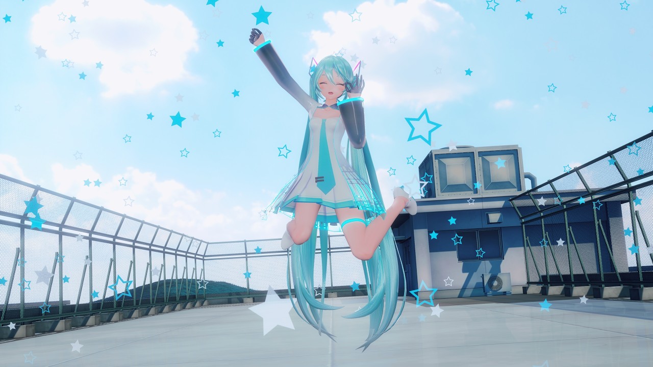 【固定カメラMMD】モニタリング (Best Friend Remix)/YYB式初音ミク