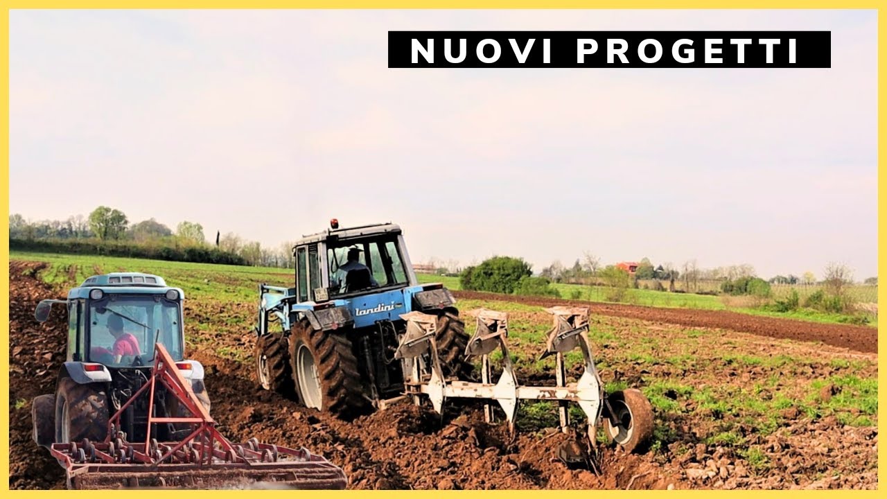 Prepariamo la terra! ARATRO + LANDINI 13000 e VIBROCOLTIVATORE + TN 90F
