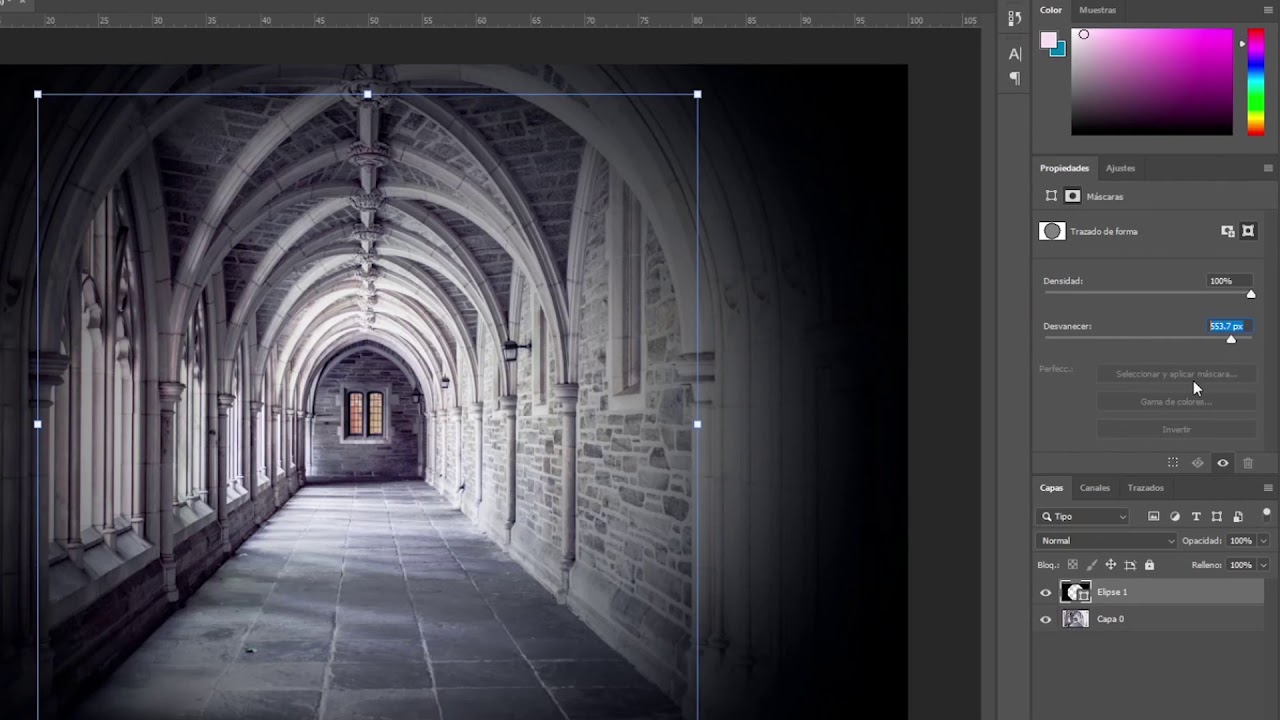 ¿Cómo crear el efecto viñeta en Photoshop? 😱