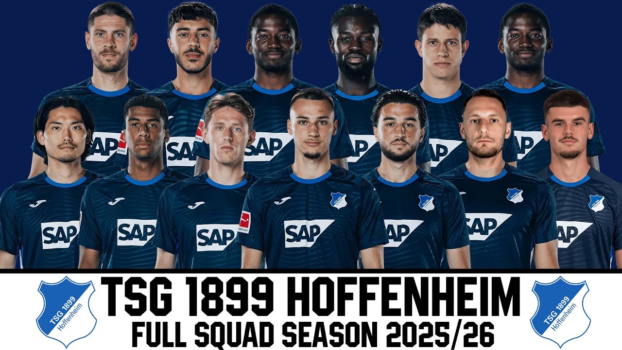 TSG 1899 Hoffenheim Official Squad 2025/26 Season | Bundesliga 25/26