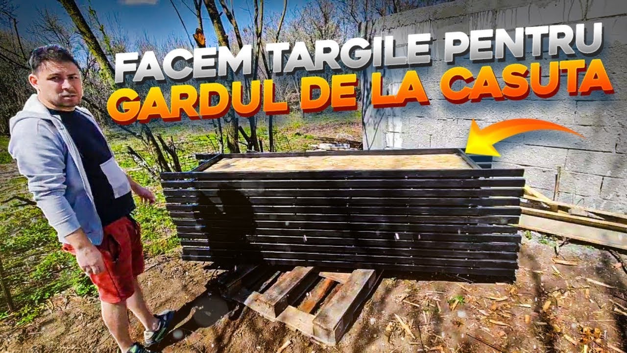 Matrilab - Facem tărgile pentru gardul de la căsuță | Video preluat de la Ionut Ghita