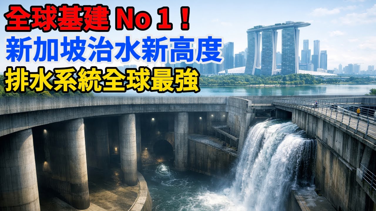 全球基建 No 1！新加坡排水治水玩出新高度，基建實力遙遙領先