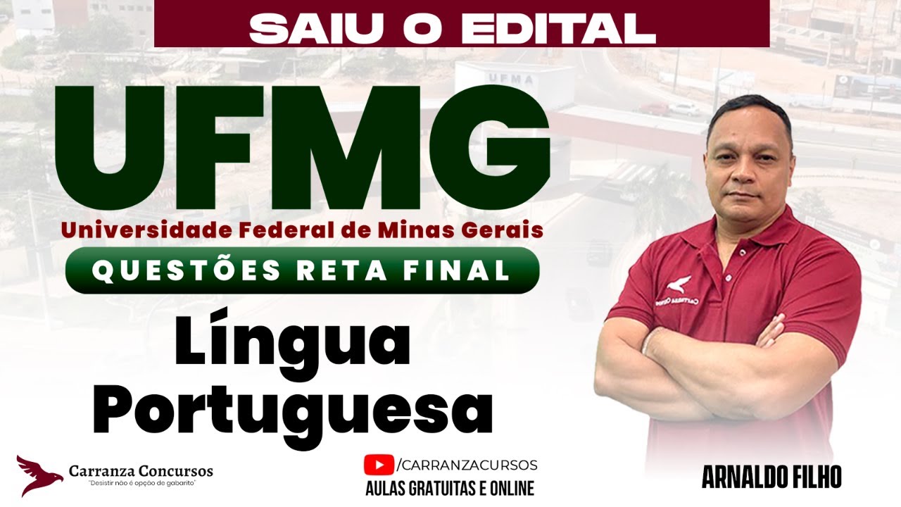 Concurso UFMG: Língua Portuguesa para Concursos | Interpretação e Gramática para Provas