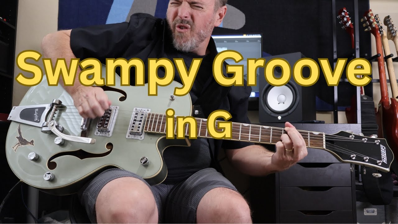 Swampy Groove in Key of G on Gretsch 5420