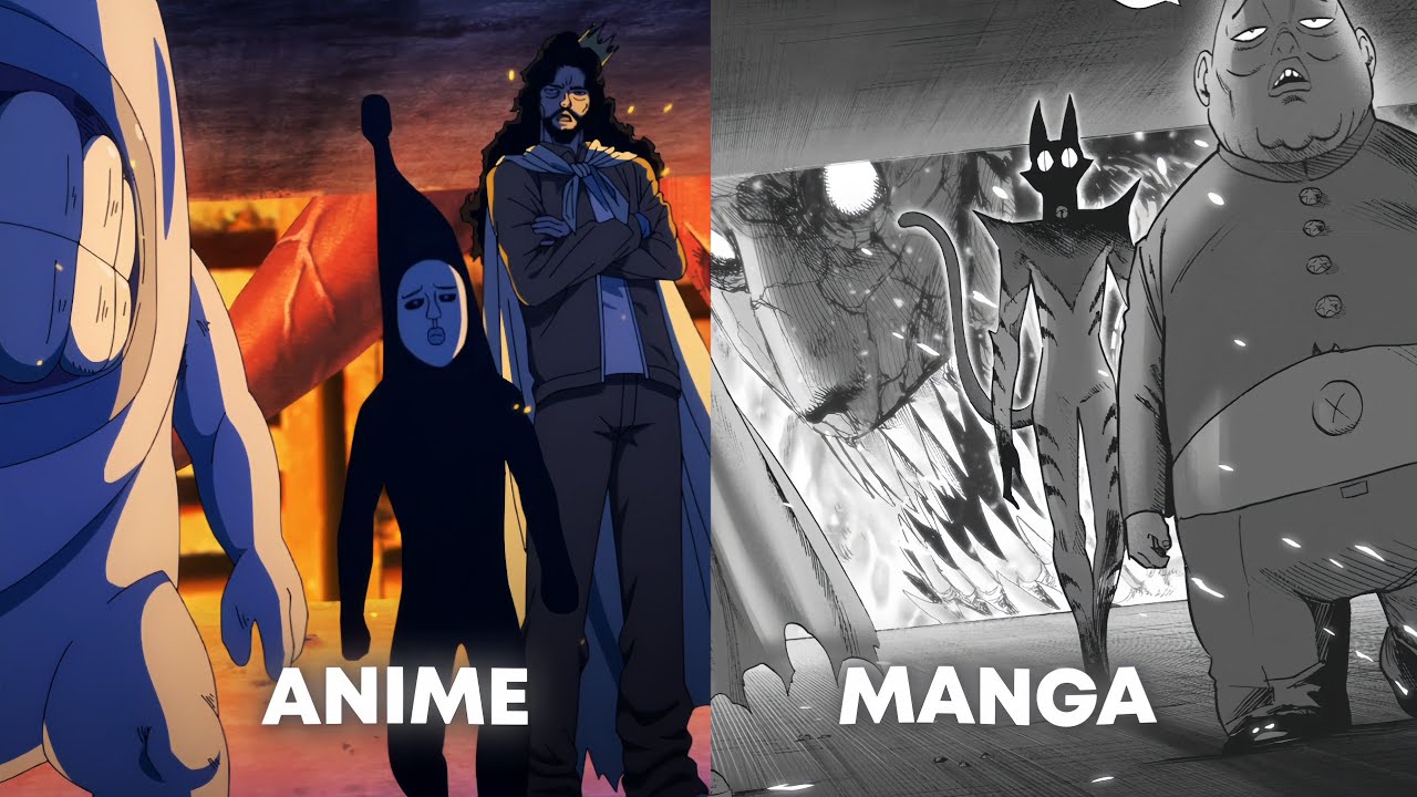 Anime vs Manga || One Punch Man season 3 episode 7