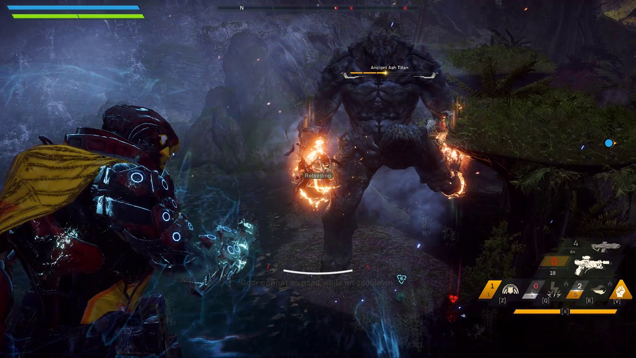 Ancient Ash Titan Epic Fight Anthem