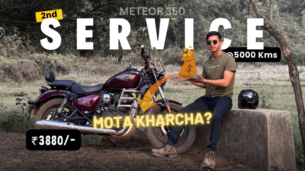 RE Meteor-350 Second Service @5000Kms | Good and Bad Experiences |