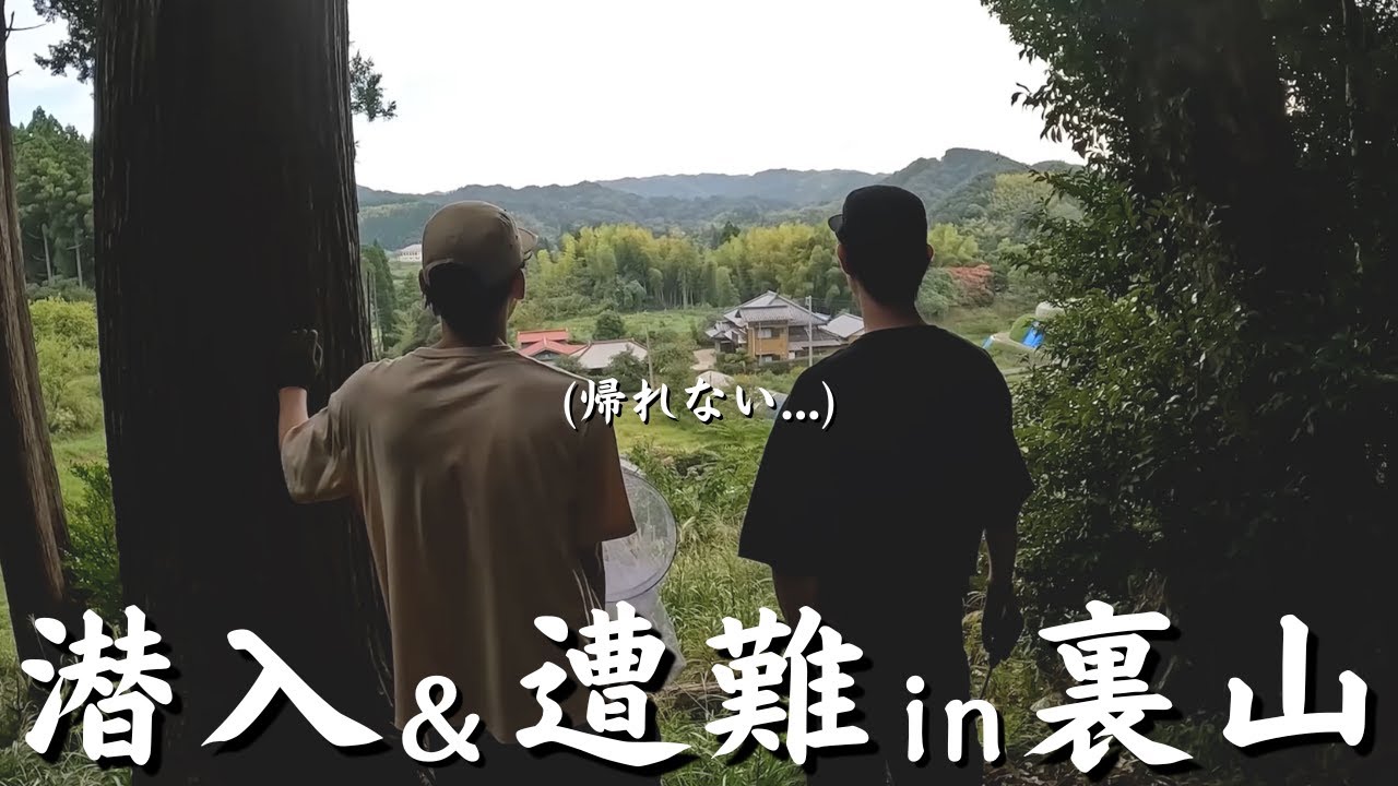 【山探索】裏山に潜入してみたら遭難しかけて結構大変だったしヒルにも噛まれた