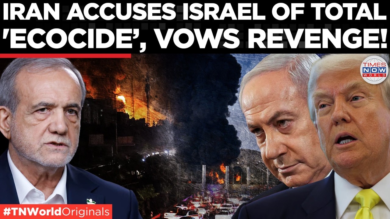 BLACK RAIN IN TEHRAN: Iran Vows Revenge After Israel Hits Vital Oil Depots | US-Iran War