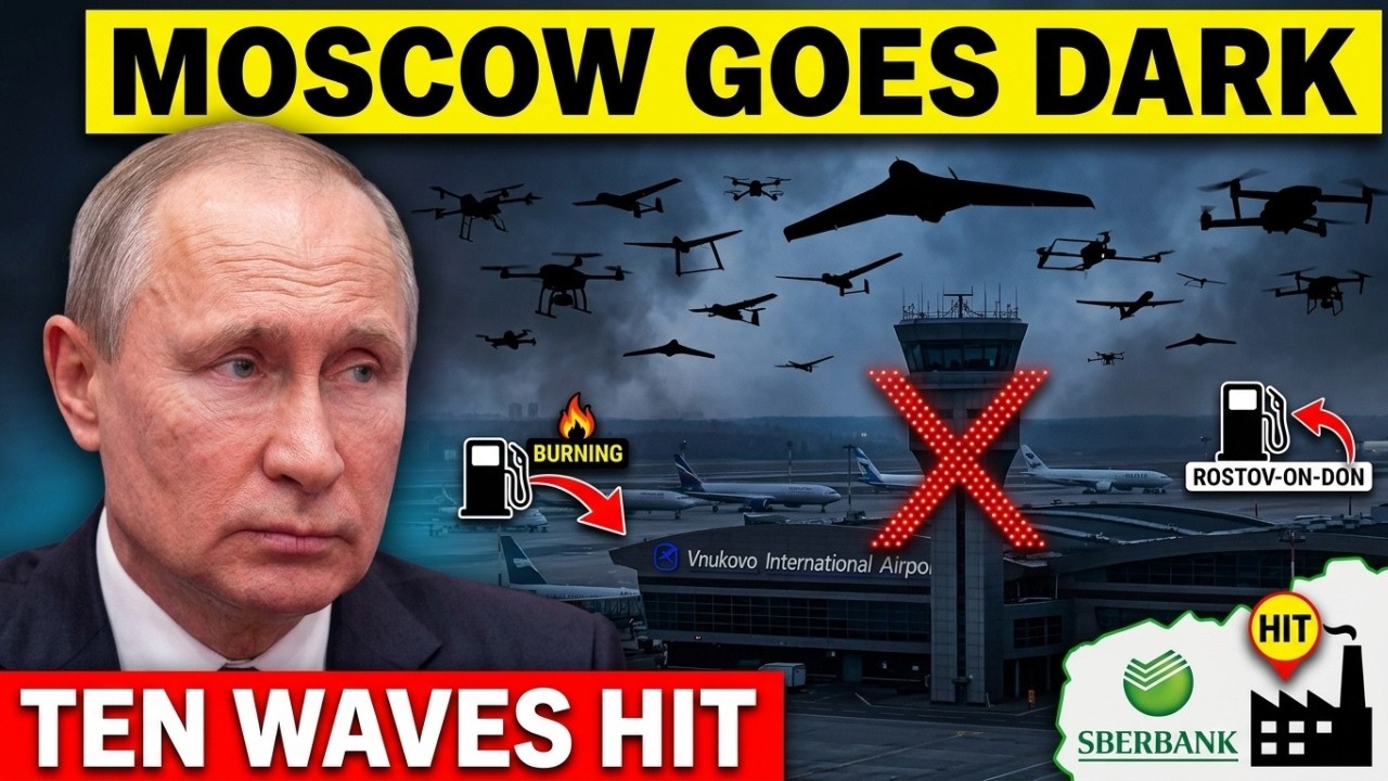 Moscow's Airports Just Went DARK &mdash; 493 Drones in One Night Cut Russia's Capital Off