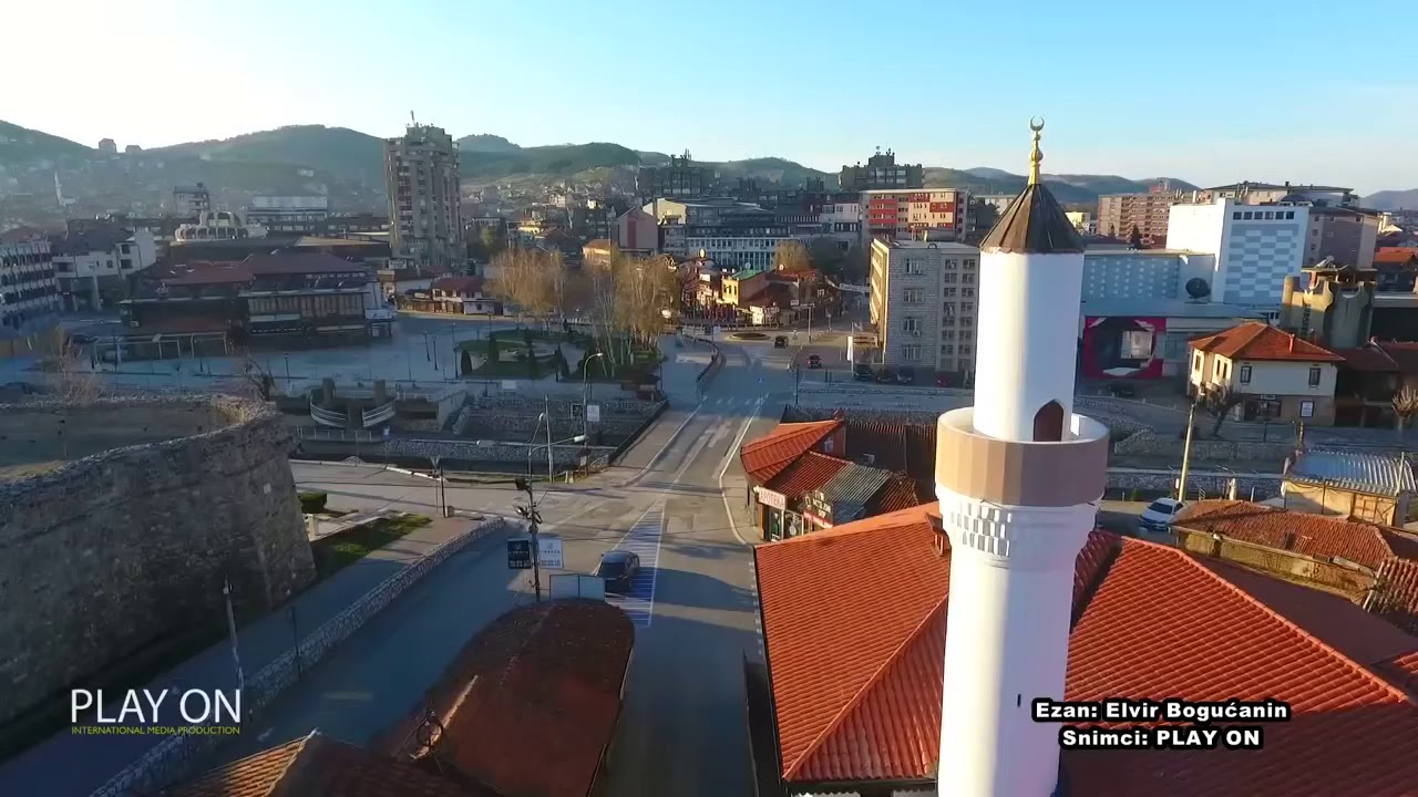 HOR ISA-BEG-Ezan sa dnevnom panoramom Novog Pazara 05.05.2020.