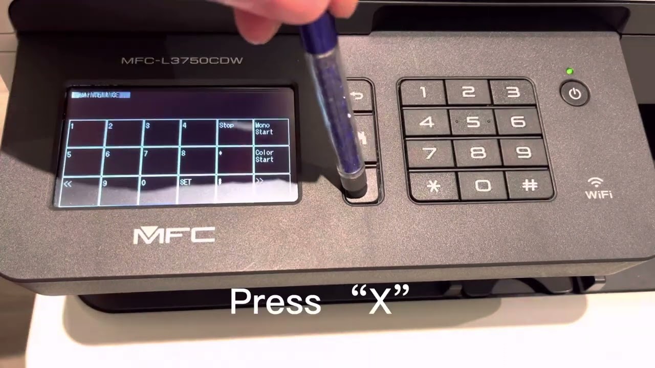 How to reset fuser counter for brother color laser printer MFC-L3710CW, MFC-L3750CDW,MFC-L3770CDW
