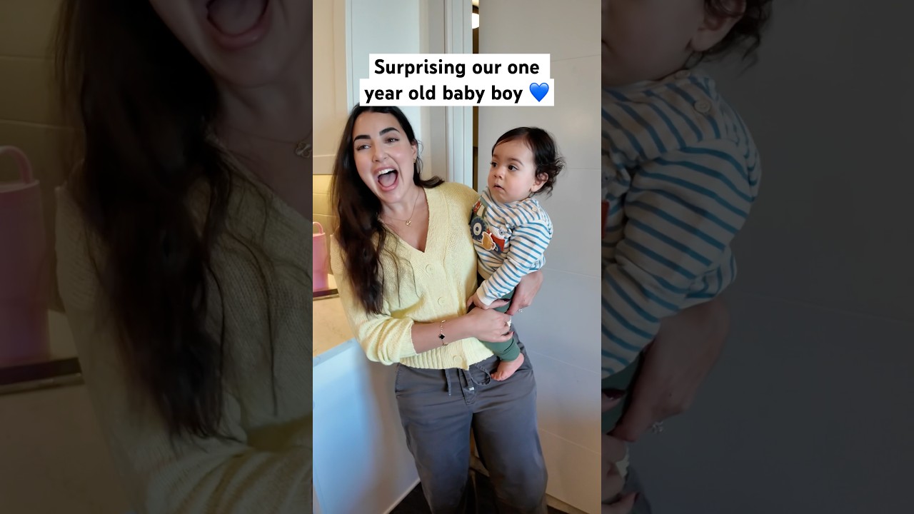 Surprising our baby boy just turned one!