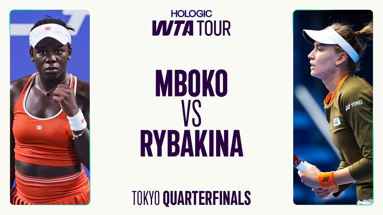 Виктория Мбоко против Елены Рыбакиной | Четвертьфинал Токио-2025 | Обзор матча WTA