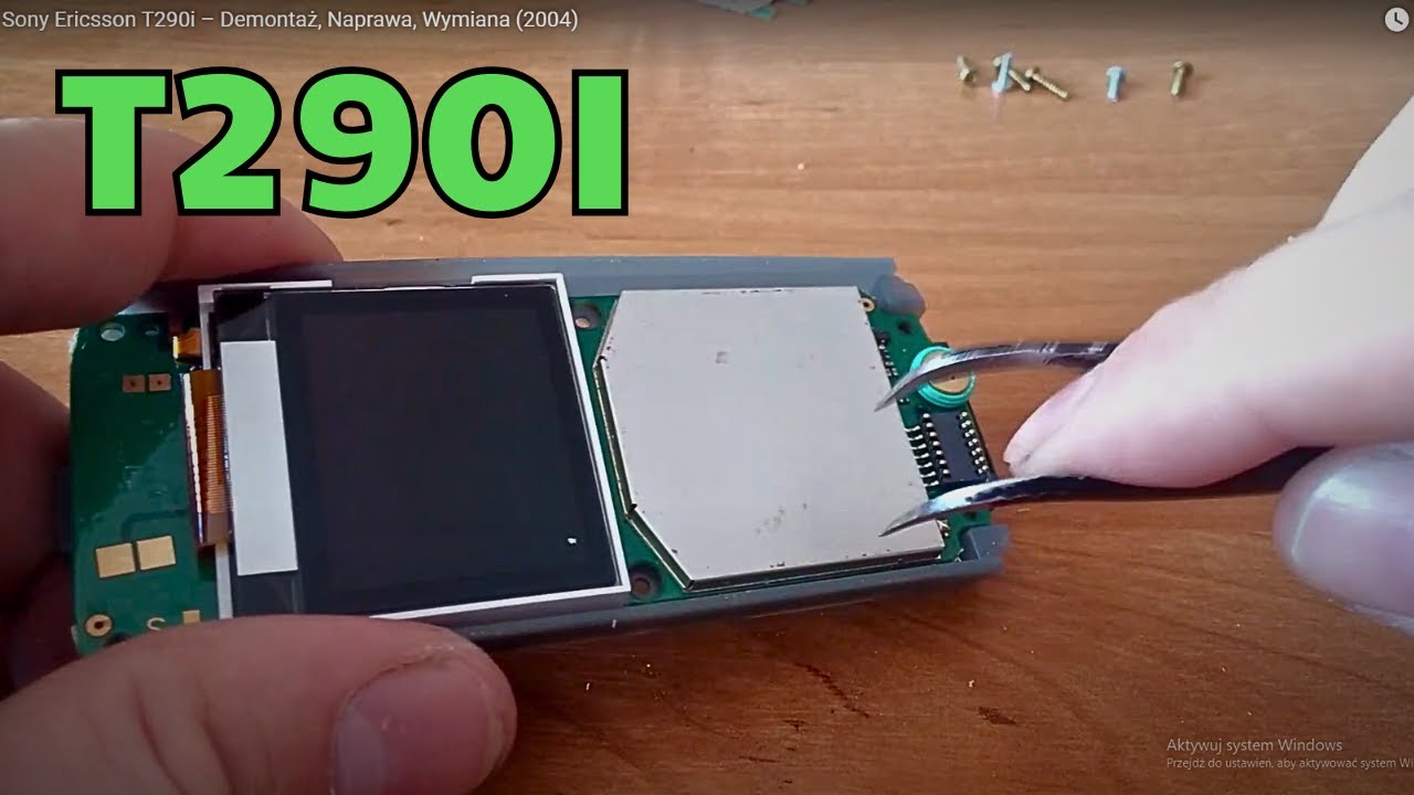 Разборка и ремонт Sony Ericsson T290i.