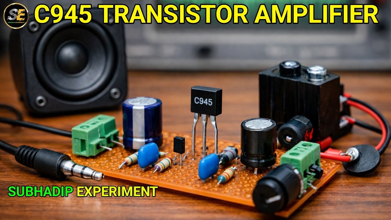 How To Make Amplifier Using C941 Transistor Audio Amplifier Circuit