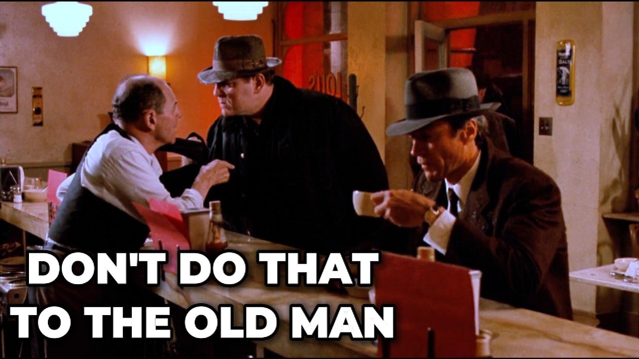Big mistake starting trouble in the bar with him watching | Clint Eastwood