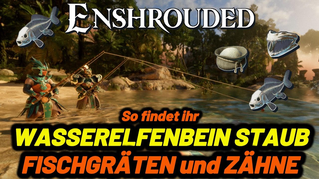 So kommst du an die Rezepte von Wasserelfenbein Staub, Fischgr&auml;ten und Fischz&auml;hnen im Wasser Update