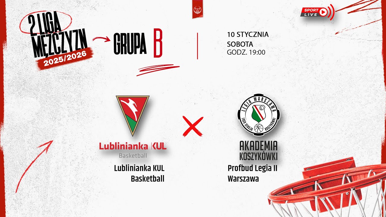 Lublinianka KUL Basketball - Profbud Legia II Warszawa (2 LM)