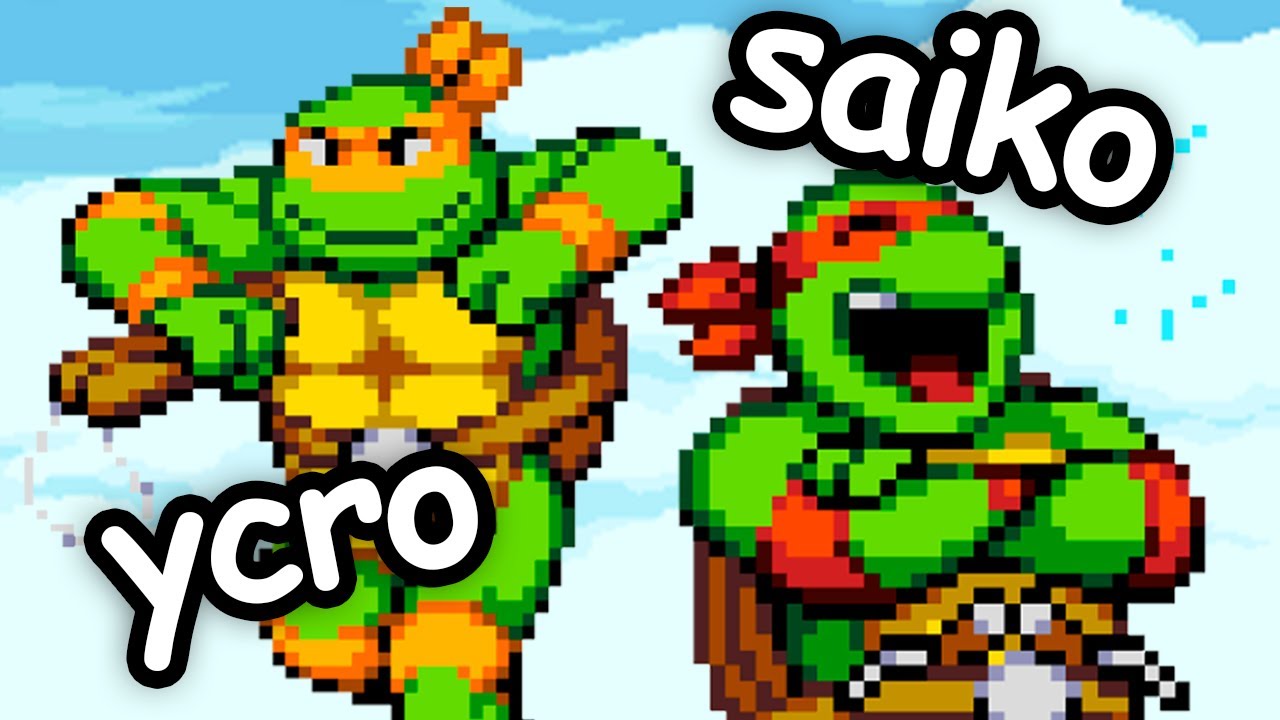 SAIKO E YCRO quebrando TUDO como tartarugas NINJA