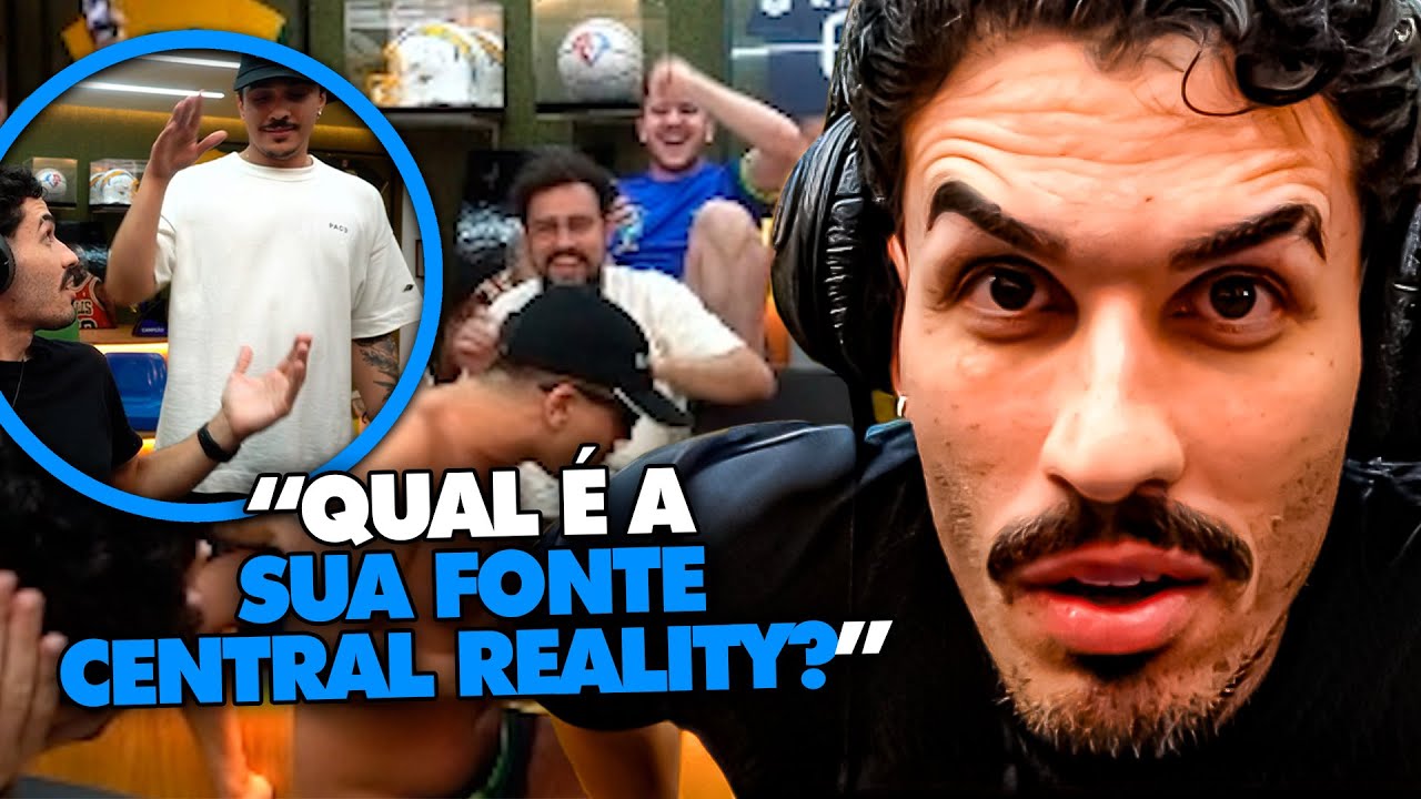 CHICO, CAZE E STAG X CENTRAL REALITY! O DIA QUE OS IDIOTAS INVADIRAM A LIVE! | Clipes do Stag