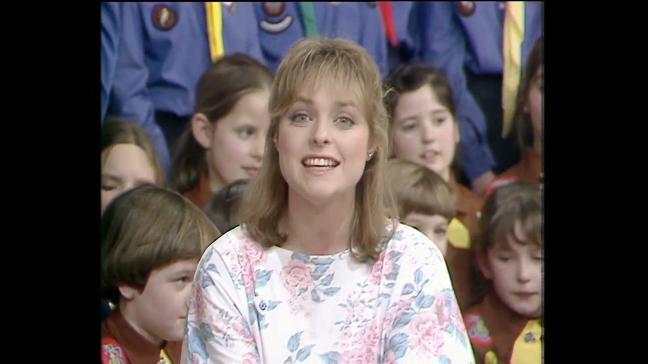 Girl guides on Blue Peter February 1985