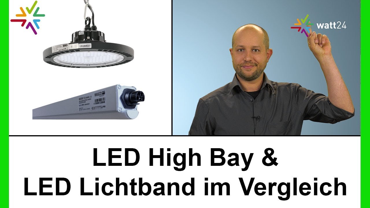 Vergleich zwischen LED High Bay & LED Lichtband