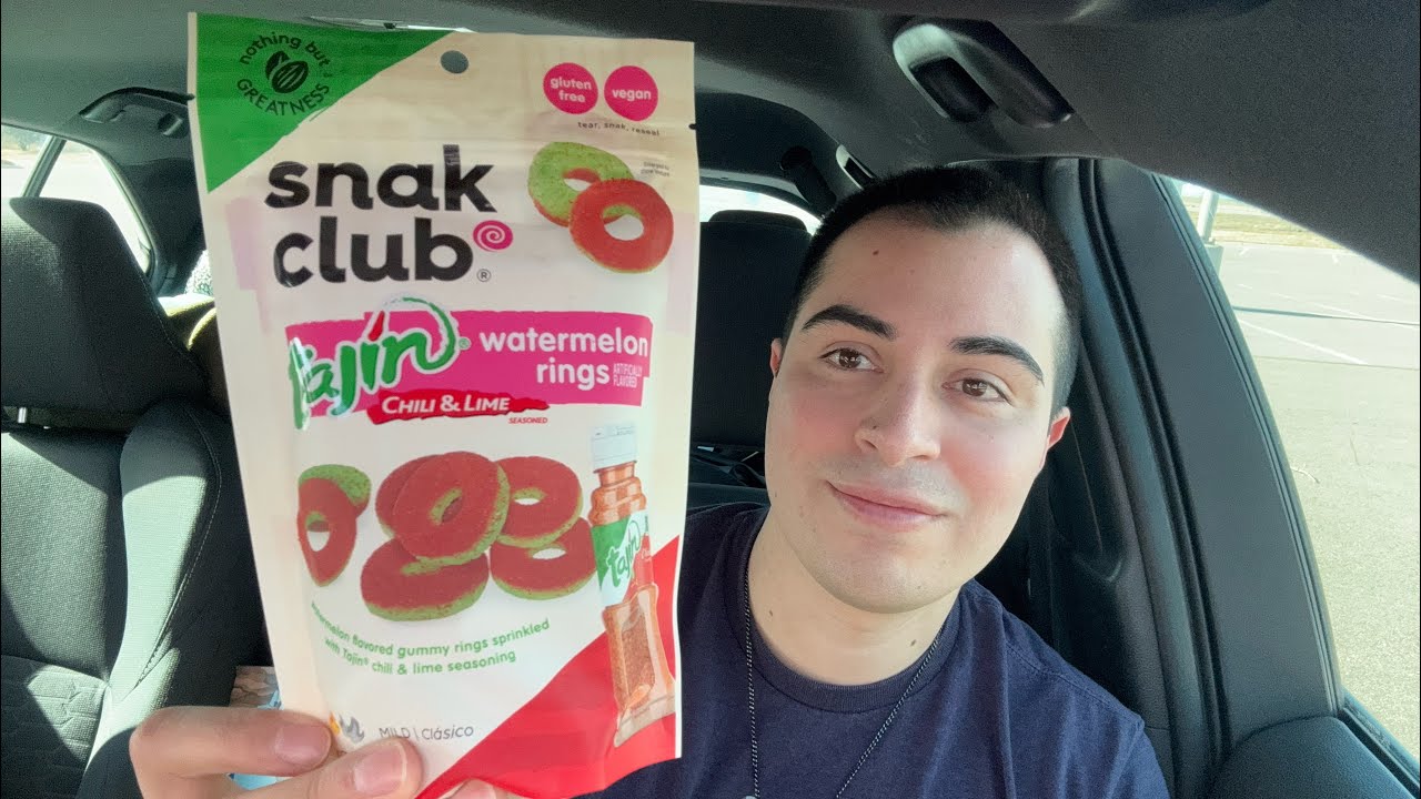 Обзор арбузных колец Snack Club Tajin