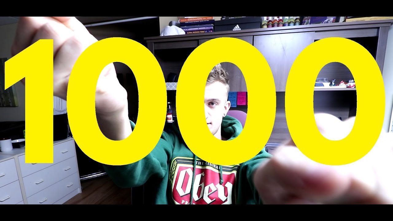 I hit a subscriber goal? 1000!?!? (plus a speed workout)