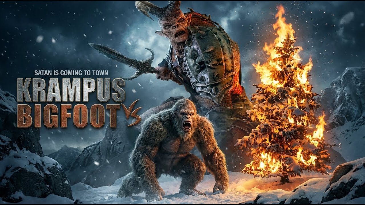 Bigfoot Takes On Krampus – The Most Absurd Monster Fight Ever!