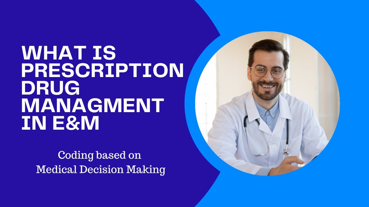 Prescription Drug Management in Medical Decision Making. Evaluation and Management Coding Discussion