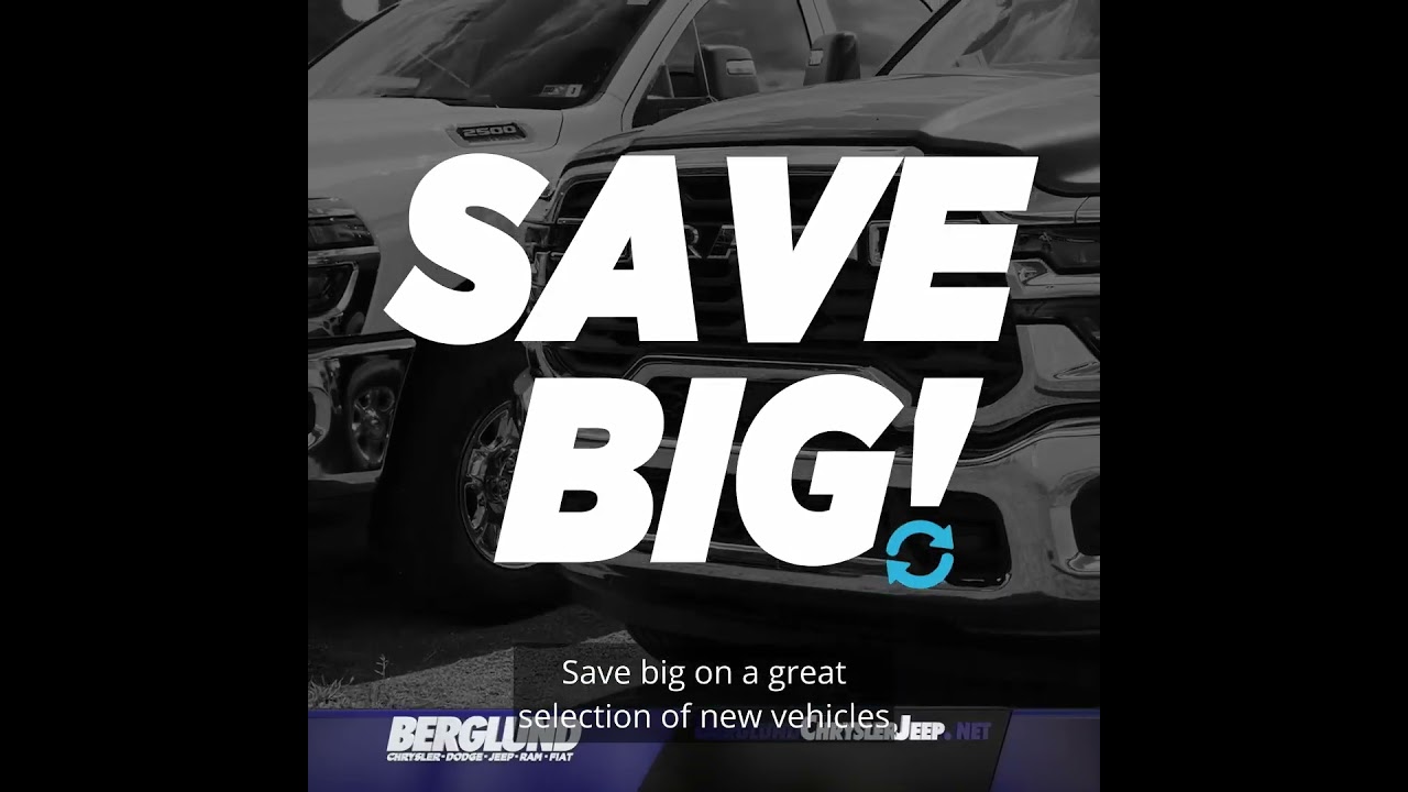Don't Miss the Start Something New Sales Event at Berglund CDJR!