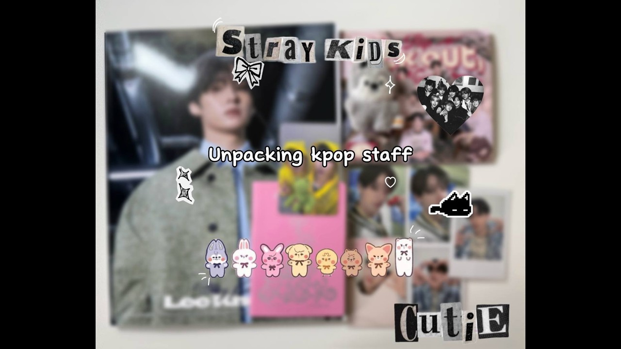 ⋆˚࿔ K-pop unboxing video/ Большая распаковка(stray kids, kickflip & enhypen) 𝜗𝜚˚⋆