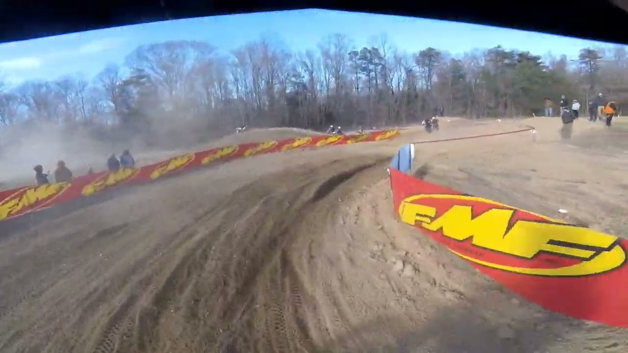 2026 Hangover Hare Scramble 40b CRF230f up to 4th from dead last.