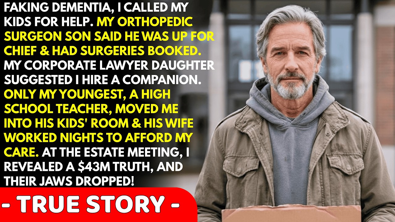 I Faked Dementia And Called My Kids For Help. My Surgeon Son Had Surgeries. My Lawy...