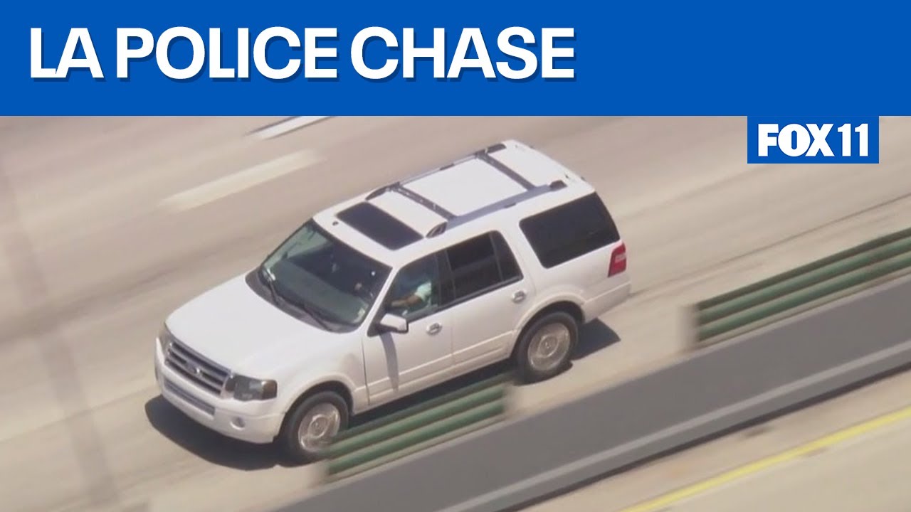 Police chase of possible robbery suspects